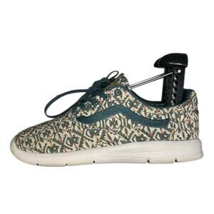 Unisex Vans ISO 1.5 Canvas Lace-Up Athletic Sneaker Shoes Size M4/W5.5 Green